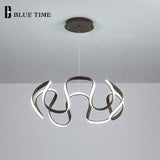 ChandeliersDecor.com-Chandeliers-Spiral Wave LED Chandelier: Illuminating Sophistication