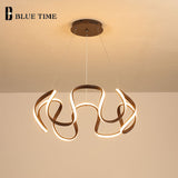 ChandeliersDecor.com-Chandeliers-Spiral Wave LED Chandelier: Illuminating Sophistication