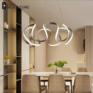 ChandeliersDecor.com-Chandeliers-Spiral Wave LED Chandelier: Illuminating Sophistication