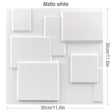 ChandeliersDecor.com-Wall Panels-Square 3D Geometric Wall Panel - Perfect for House Wall Renovation