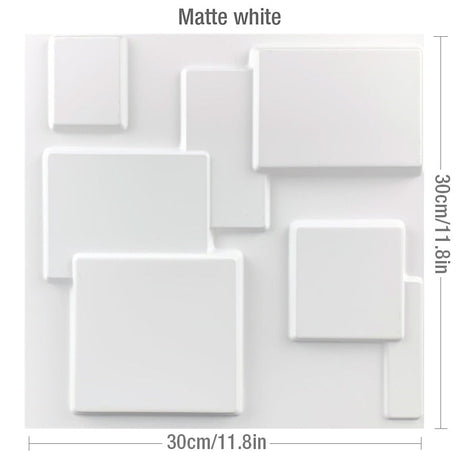 ChandeliersDecor.com-Wall Panels-Square 3D Geometric Wall Panel - Perfect for House Wall Renovation