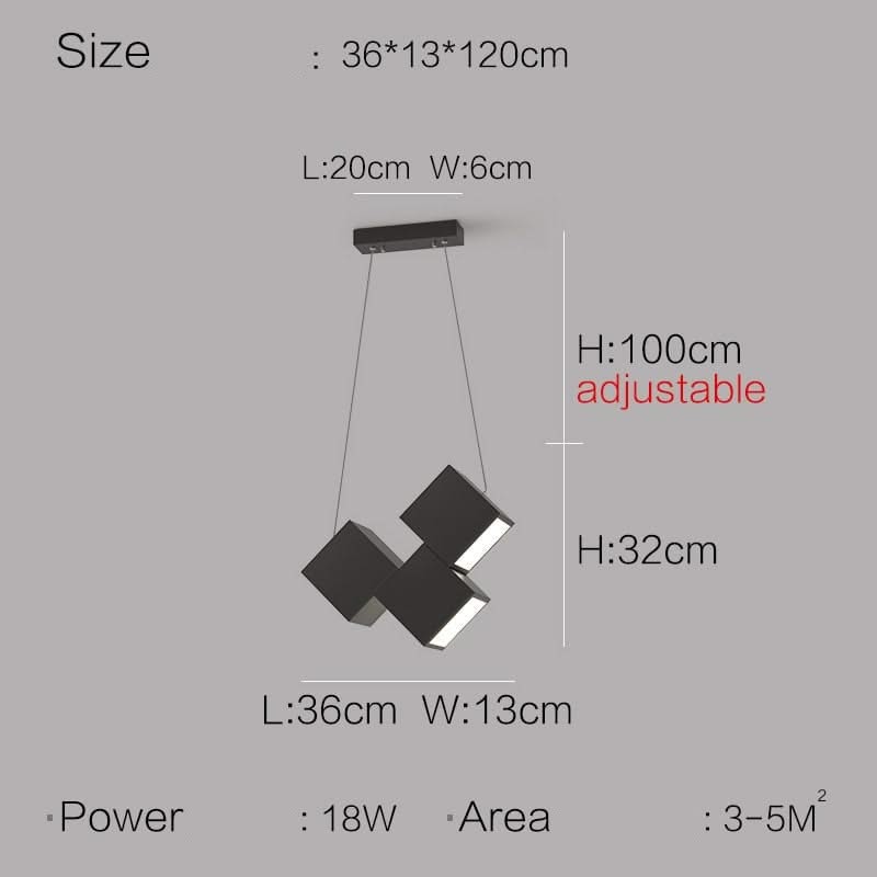 Square Blocks Pendant Light-ChandeliersDecor.com