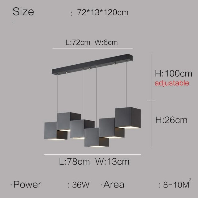 Square Blocks Pendant Light-ChandeliersDecor.com