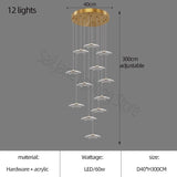 ChandeliersDecor.com-Staircase Chandelier-Staggered Staircase Chandelier - Grand Staircases Lighting