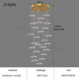 ChandeliersDecor.com-Staircase Chandelier-Staggered Staircase Chandelier - Grand Staircases Lighting