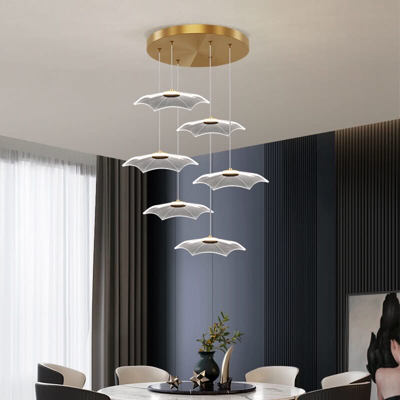 Staggered Staircase Chandelier - Grand Staircases Lighting-ChandeliersDecor.com