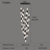 ChandeliersDecor.com-Staircase Chandelier-Staircase Chandelier - Illuminate with Acrylic Chandelier
