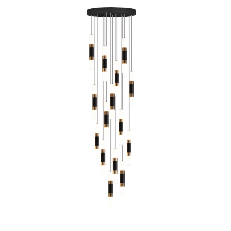 ChandeliersDecor.com-Staircase Chandelier-Staircase Chandelier - Illuminate with Acrylic Chandelier