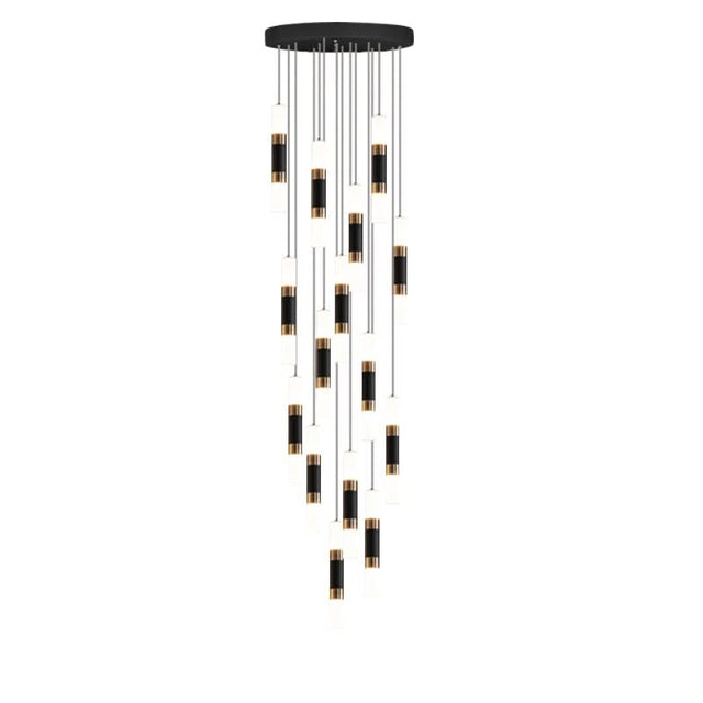 Staircase Chandelier - Illuminate with Acrylic Chandelier-ChandeliersDecor.com