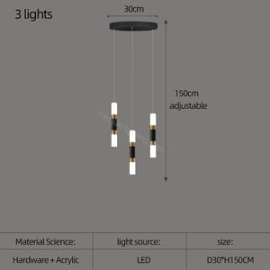 ChandeliersDecor.com-Staircase Chandelier-Staircase Chandelier - Illuminate with Acrylic Chandelier