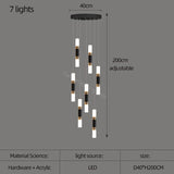 ChandeliersDecor.com-Staircase Chandelier-Staircase Chandelier - Illuminate with Acrylic Chandelier