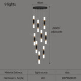 ChandeliersDecor.com-Staircase Chandelier-Staircase Chandelier - Illuminate with Acrylic Chandelier