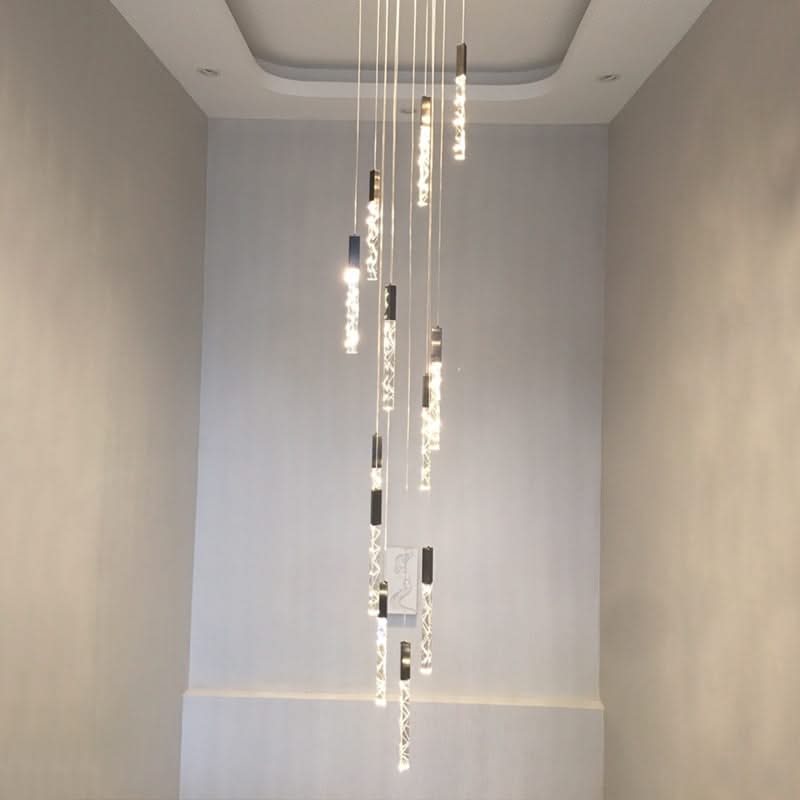 Staircase Crystal Chandelier Light-ChandeliersDecor.com