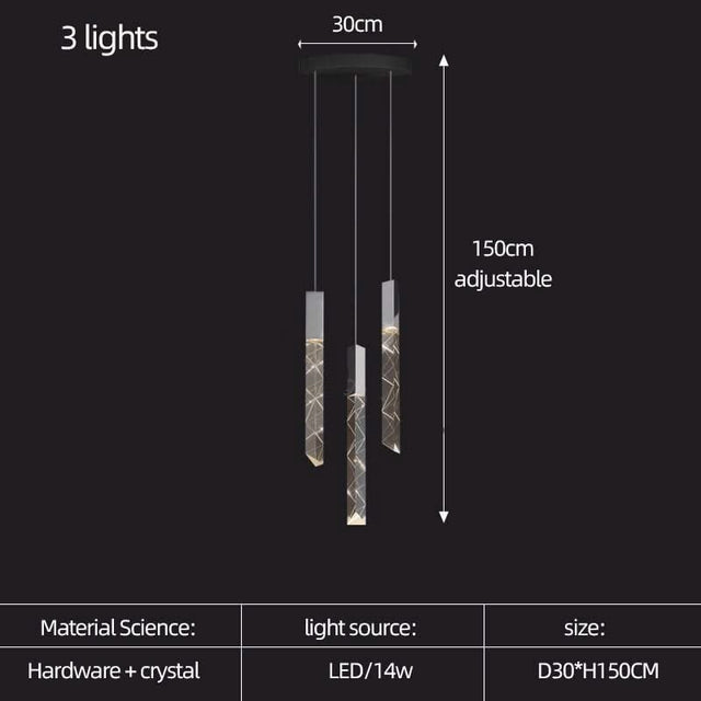 Staircase Crystal Chandelier Light-ChandeliersDecor.com