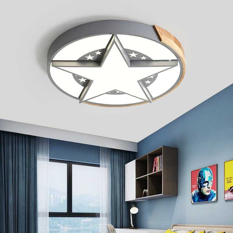 ChandeliersDecor.com-Kids Room Nursery Lighting-Star Ceiling Light | Kids Room Star Ceiling Light