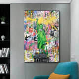 ChandeliersDecor.com-Wall Posters-Statue of Liberty Poster: Stunning Celebrating Freedom