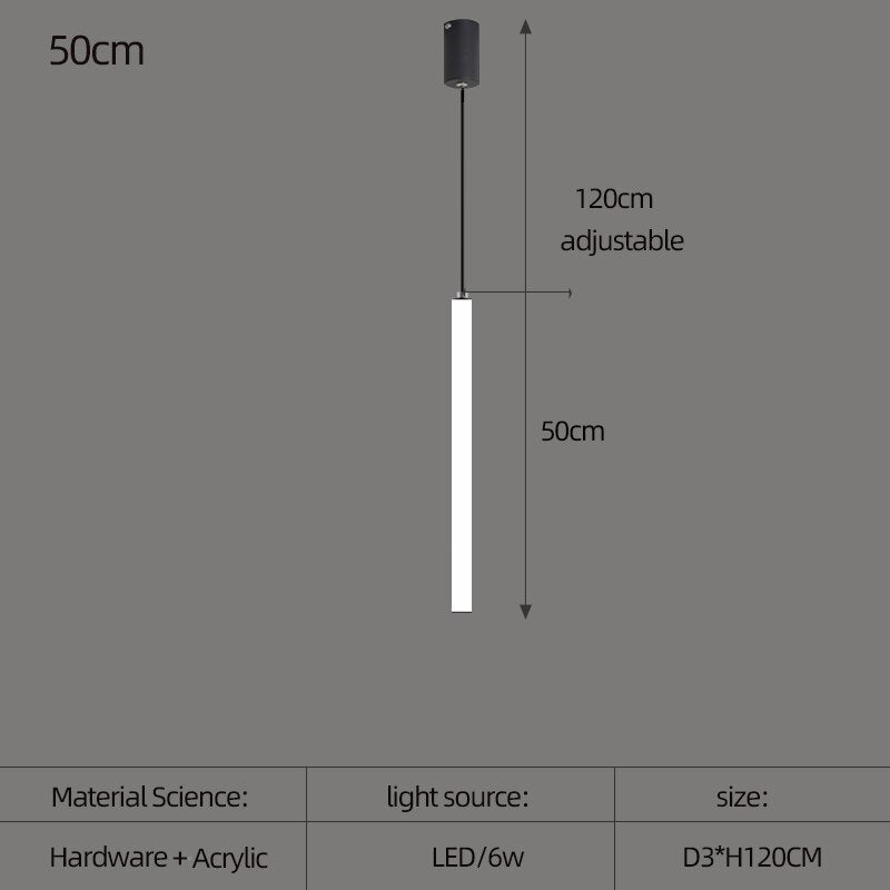 ChandeliersDecor.com-Staircase Chandelier-Strip Cylinders Chandelier - Sleek & Modern Lighting