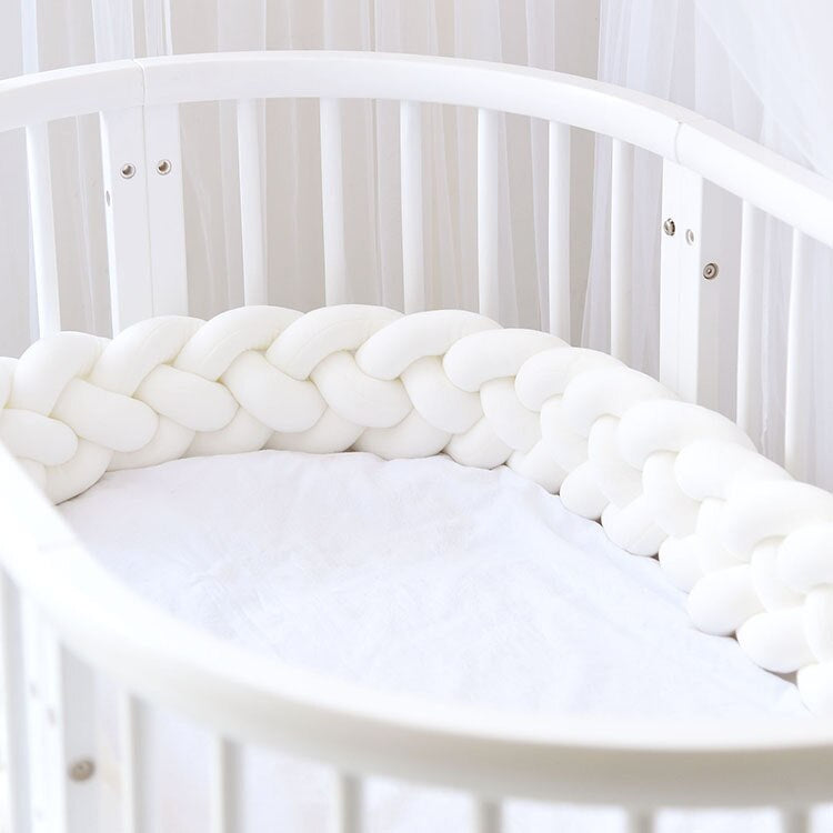ChandeliersDecor.com-Crib Bumper-Stylish Cot Bumper: Crib Bumper for Modern Nurseries
