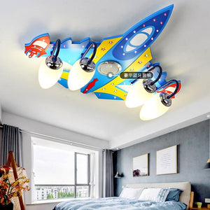 ChandeliersDecor.com-Kids Room Nursery Lighting-Stylish Plane Chandeliers Light - Illuminate Your Space