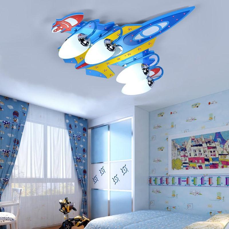 ChandeliersDecor.com-Kids Room Nursery Lighting-Stylish Plane Chandeliers Light - Illuminate Your Space