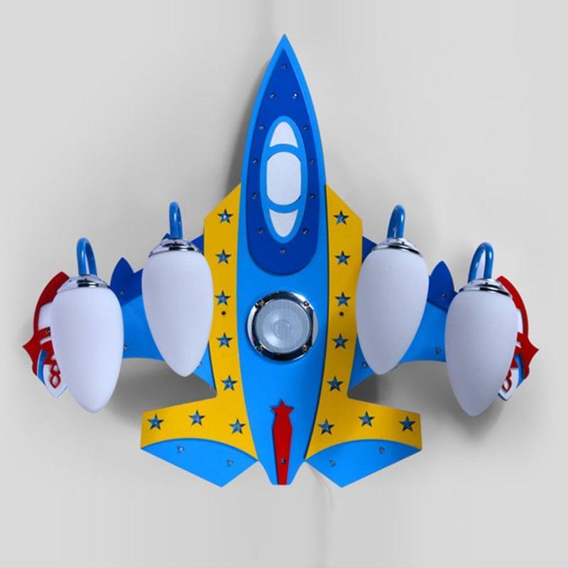 ChandeliersDecor.com-Kids Room Nursery Lighting-Stylish Plane Chandeliers Light - Illuminate Your Space