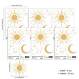 ChandeliersDecor.com-Kids Nursery Bohemian Wall Decals-Sun Moon Nursery Wall Stickers Girls Boys Wall Decal