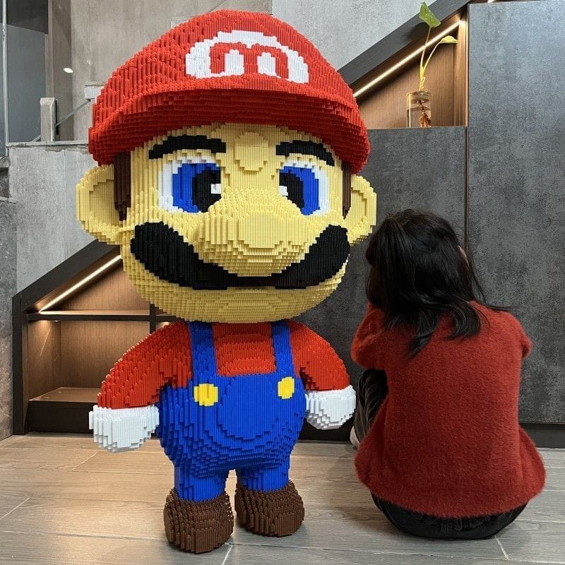 ChandeliersDecor.com-0-Super Mario Building Blocks Figurine - Authentic Collectible