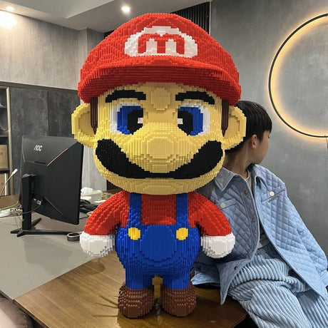 ChandeliersDecor.com-0-Super Mario Building Blocks Figurine - Authentic Collectible