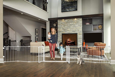 ChandeliersDecor.com-Super Wide Adjustable Baby Gate and Play Yard