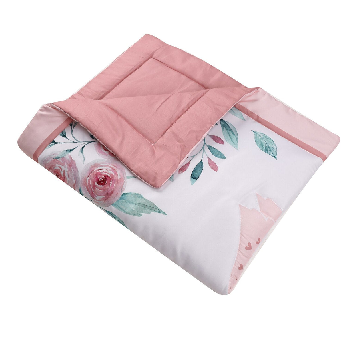 ChandeliersDecor.com-Crib Bedding-Swan Crib Bedding Set - Girls Baby Cot Accessories