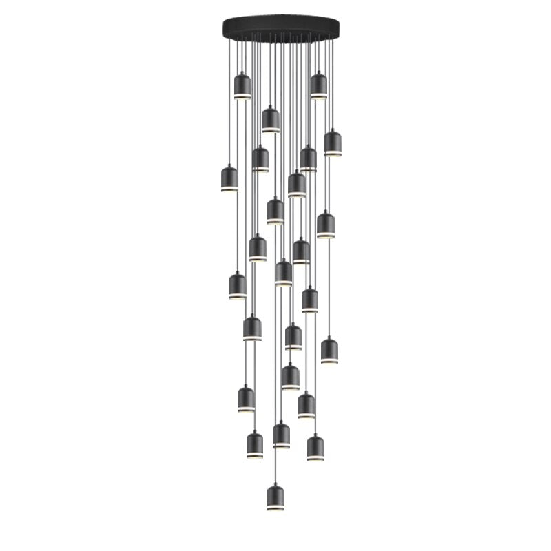 ChandeliersDecor.com-Staircase Chandelier-Swirl Staircase Chandelier: Elegant Lighting Solutions