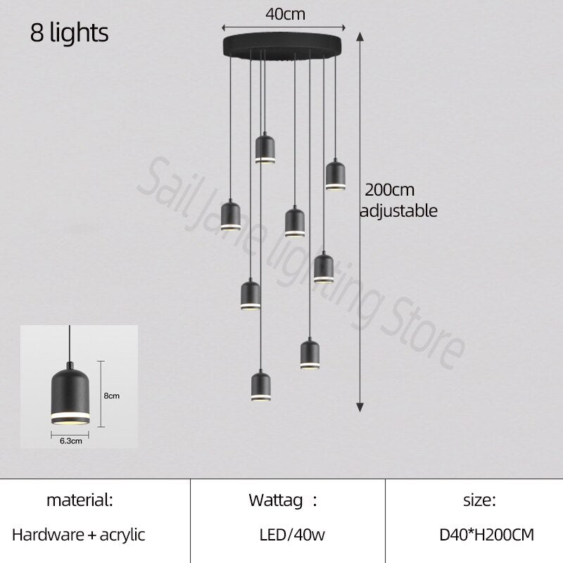 ChandeliersDecor.com-Staircase Chandelier-Swirl Staircase Chandelier: Elegant Lighting Solutions