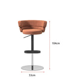 ChandeliersDecor.com-Bar Stools-Swivel Bar Stool Banks, Kitchen Island counter Stool