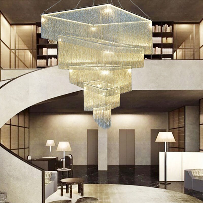 ChandeliersDecor.com-Chandeliers-Tassel Chain Chandelier: Transform Any Space