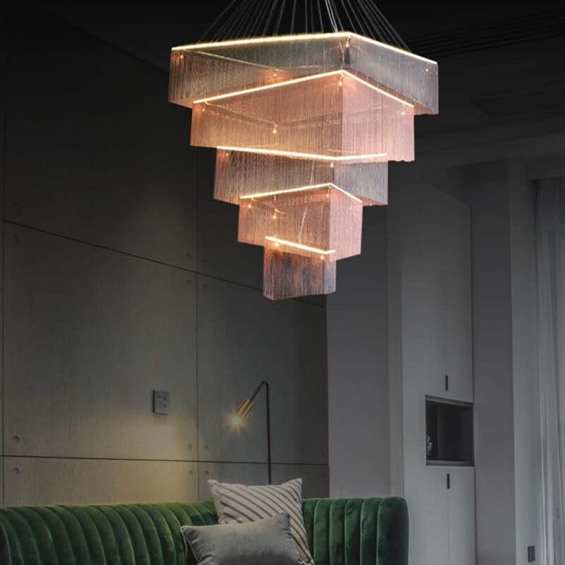 Tassel Chain Chandelier: Transform Any Space-ChandeliersDecor.com
