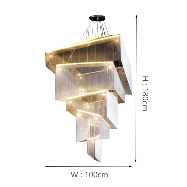 ChandeliersDecor.com-Chandeliers-Tassel Chain Chandelier: Transform Any Space