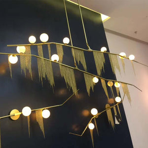 ChandeliersDecor.com-Kitchen Island-Tassel Chandelier: Lighting with a Touch of Elegance