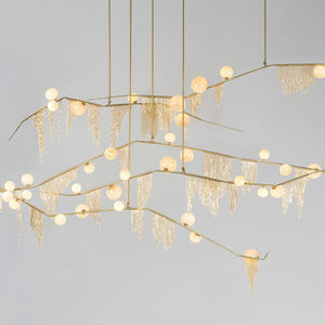 ChandeliersDecor.com-Kitchen Island-Tassel Chandelier: Lighting with a Touch of Elegance