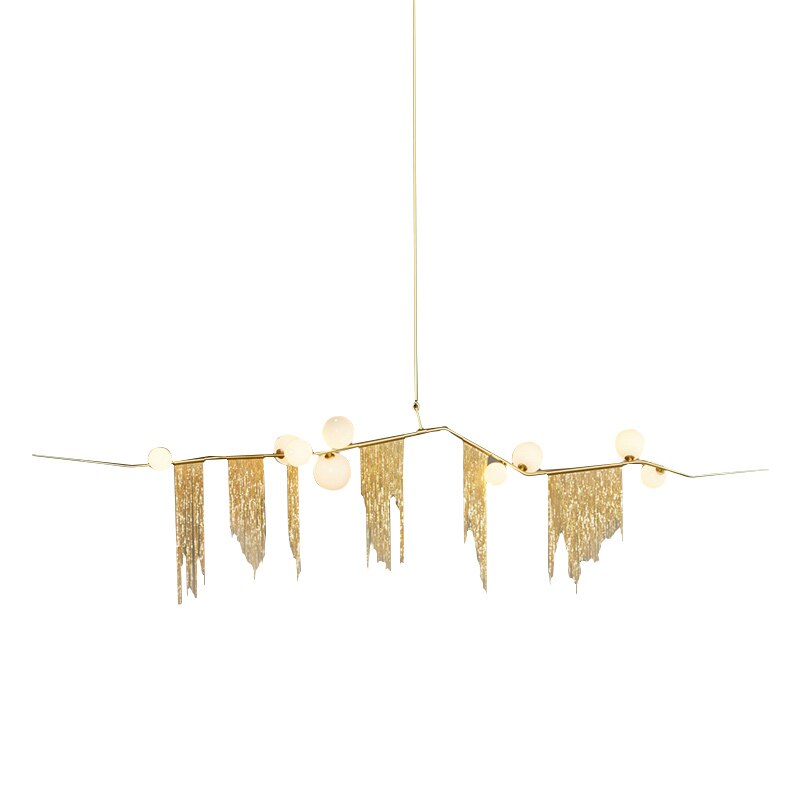 ChandeliersDecor.com-Kitchen Island-Tassel Chandelier: Lighting with a Touch of Elegance