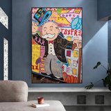 ChandeliersDecor.com-Monopoly Wall Poster-TaxFree - Alec Monopoly Canvas Wall Art Decor