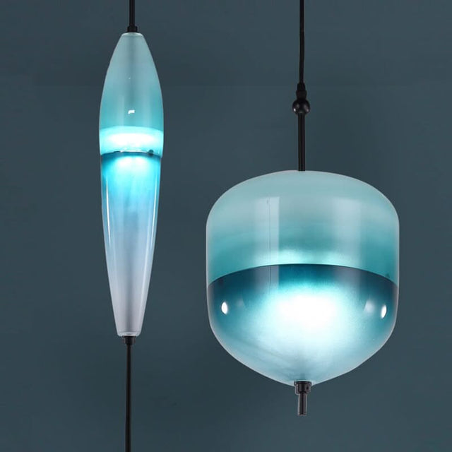 Tear Drops Style Glass Pendant Lights for Living Room-ChandeliersDecor.com