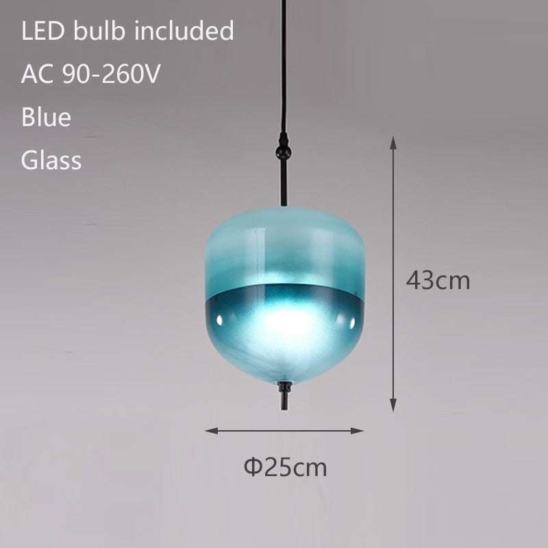 ChandeliersDecor.com-Pendant Lights-Tear Drops Style Glass Pendant Lights for Living Room