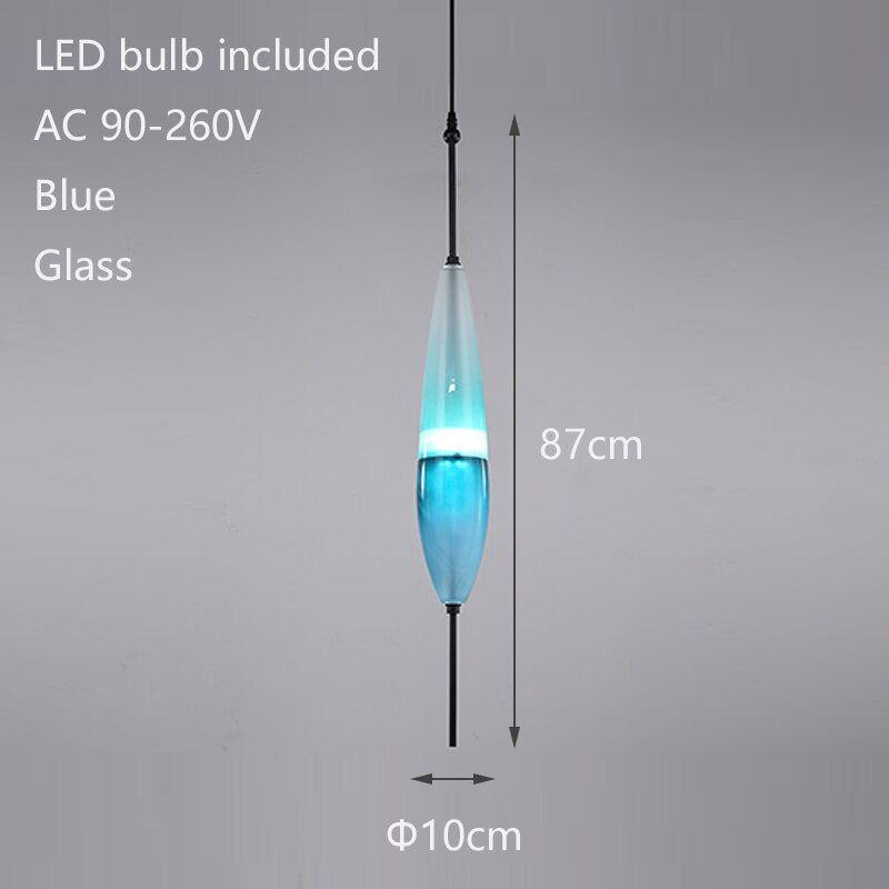 ChandeliersDecor.com-Pendant Lights-Tear Drops Style Glass Pendant Lights for Living Room