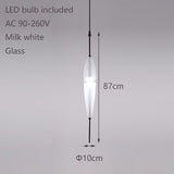 ChandeliersDecor.com-Pendant Lights-Tear Drops Style Glass Pendant Lights for Living Room