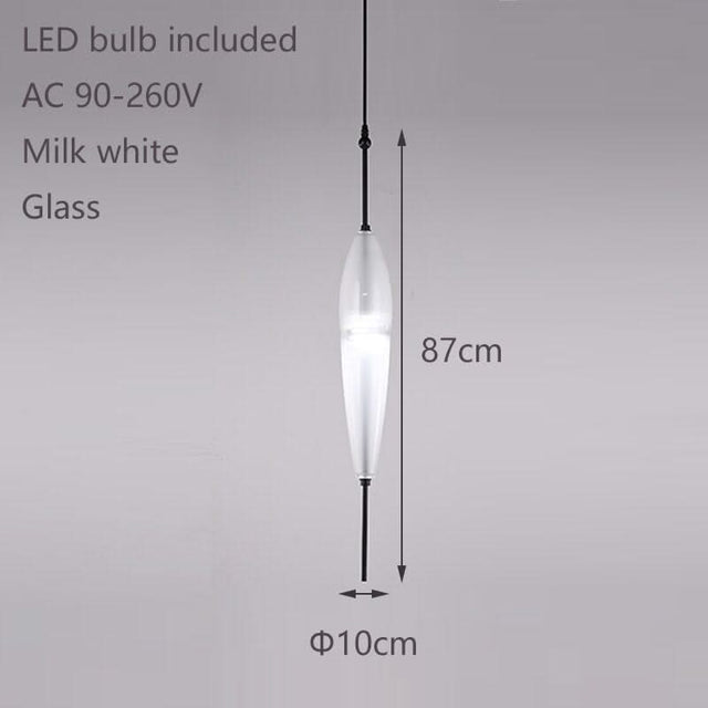 Tear Drops Style Glass Pendant Lights for Living Room-ChandeliersDecor.com