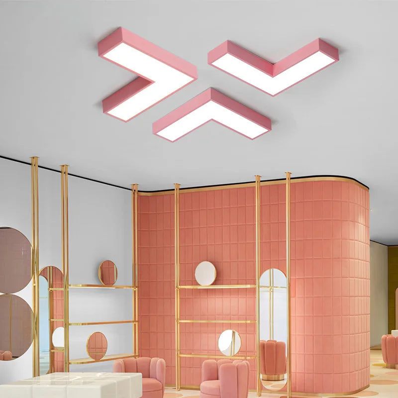ChandeliersDecor.com-Kids Room Nursery Lighting-Tetris Arrows Ceiling and Wall LED Lighting