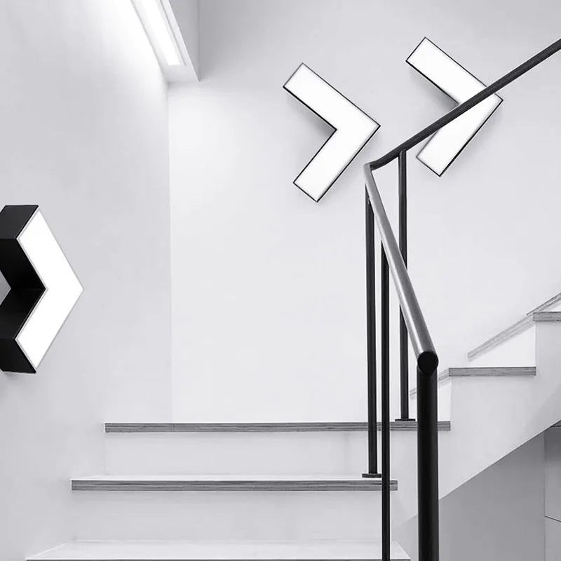 ChandeliersDecor.com-Kids Room Nursery Lighting-Tetris Arrows Ceiling and Wall LED Lighting