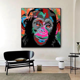 ChandeliersDecor.com-Wall Posters-The Fascinating Monkey Face Poster - Limited Edition