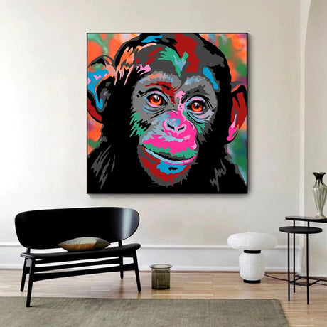 ChandeliersDecor.com-Wall Posters-The Fascinating Monkey Face Poster - Limited Edition