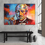 ChandeliersDecor.com-Godfather Wall Art-The Godfather Canvas Poster Wall Hanging - Stylish and Unique Wall Art Gift